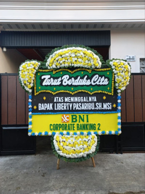 Papan Bunga Duka di Purwoasri