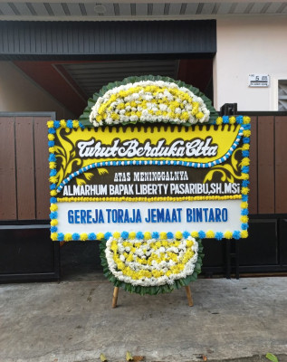 Papan Bunga Duka di Purwoasri