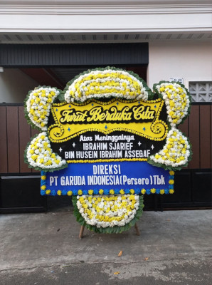 Papan Bunga Duka di Purwoasri