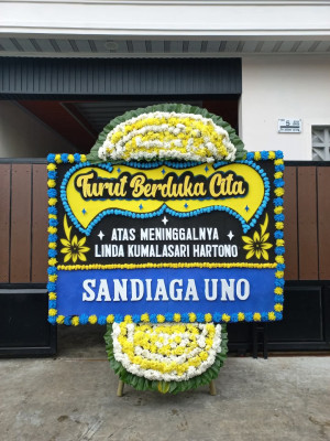 Papan Bunga Duka di Purwoasri
