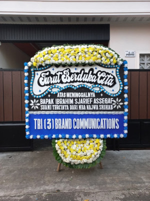 Papan Bunga Duka di Purwoasri